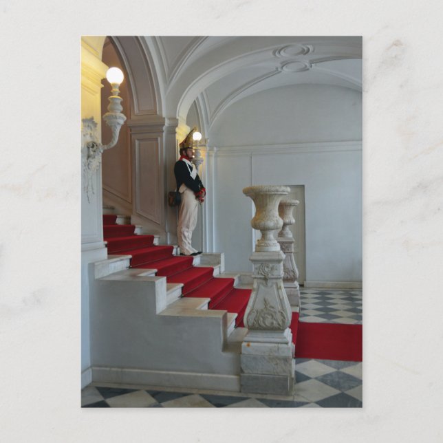 Guard at Catherine Palace, Russia Postcard (Front)