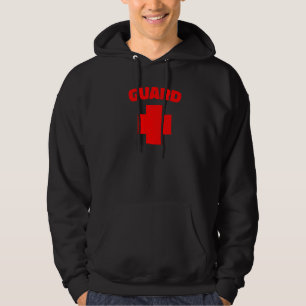 Guard Costume Lifeguarding Uniform Guard Worker Un Hoodie