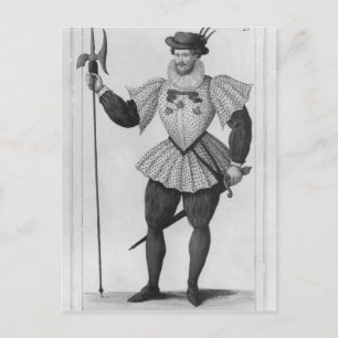 Guard of the provostship of Paris Postcard