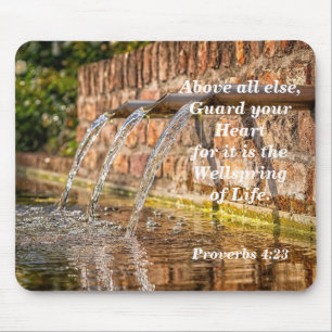 Guard Your Heart Proverbs 4:23 Mousepad