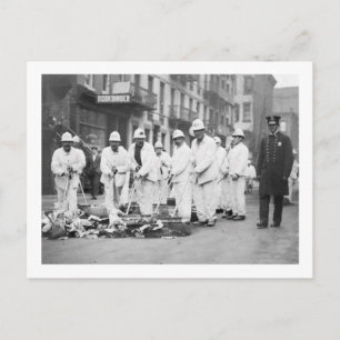 Guarded Garbage, 1911 Postcard