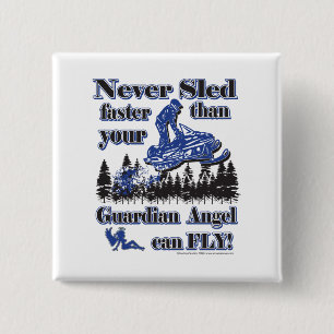 Guardian-Angel 15 Cm Square Badge