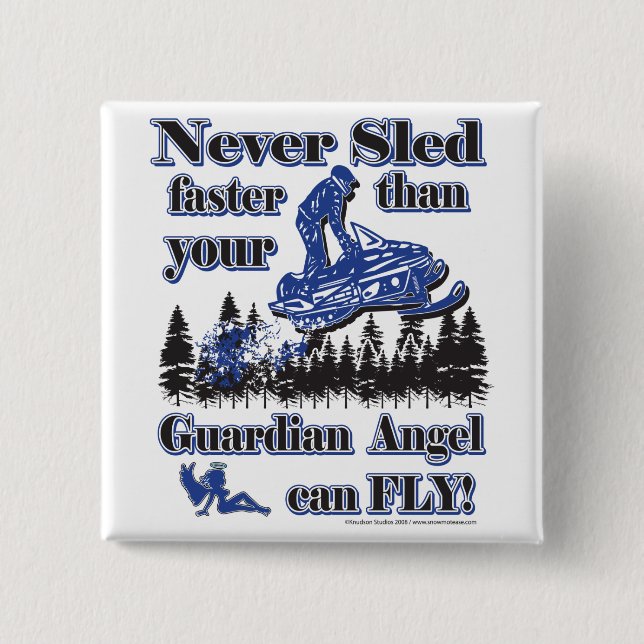 Guardian-Angel 15 Cm Square Badge (Front)