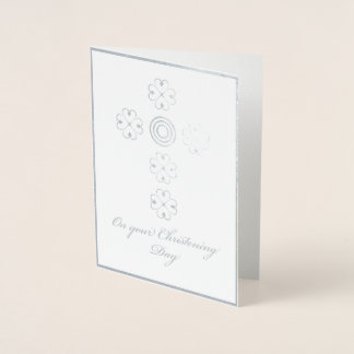 Guardian angel Adinkra christening card