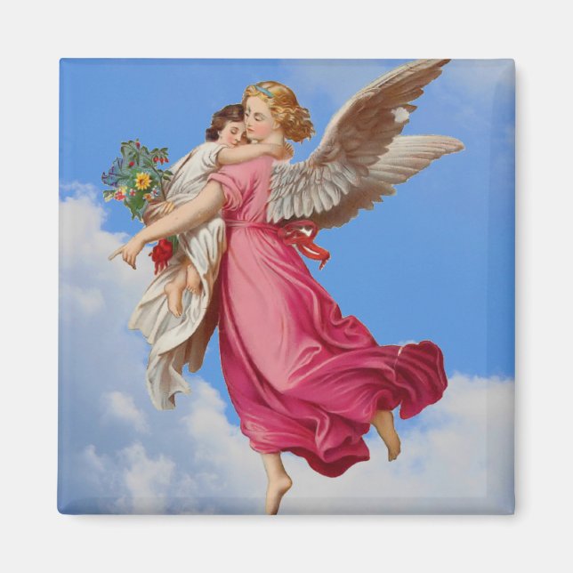 Guardian Angel And Child Magnet (Front)