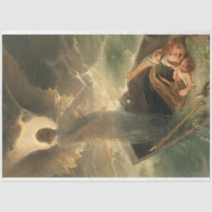 Guardian Angel Artwork Art Decoupage Tissue Paper