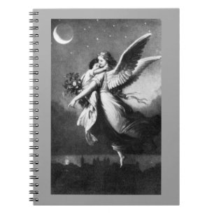 Guardian Angel At Night Notebook
