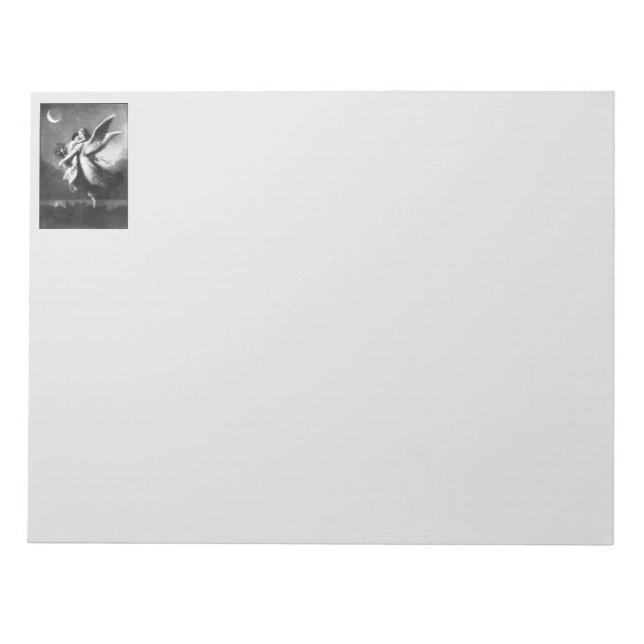 Guardian Angel At Night  Notepad (Front)