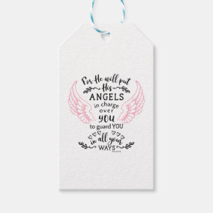 Guardian Angel Bible Verse Psalm 91 Gift Tags