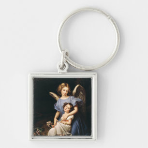 Guardian angel by Joseph Karl Stieler Key Ring