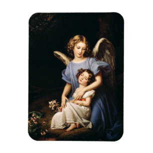 Guardian angel by Joseph Karl Stieler Magnet
