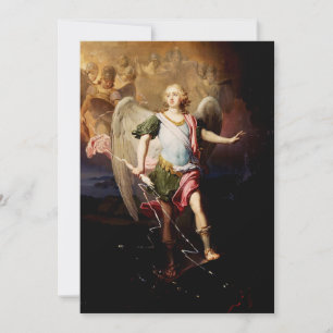 Guardian angel by Vladimir Borovikovsky Holiday Card