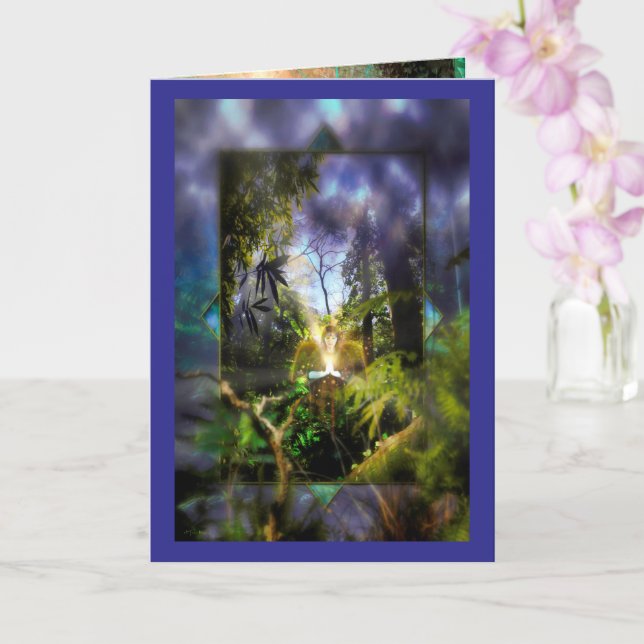 GUARDIAN ANGEL CARD (Orchid)