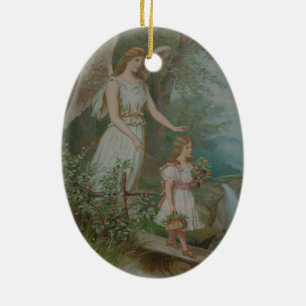 Guardian Angel Ceramic Tree Decoration