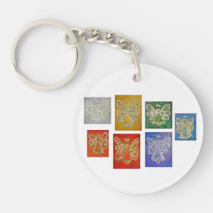 Guardian Angel Colour Series Custom Keychain