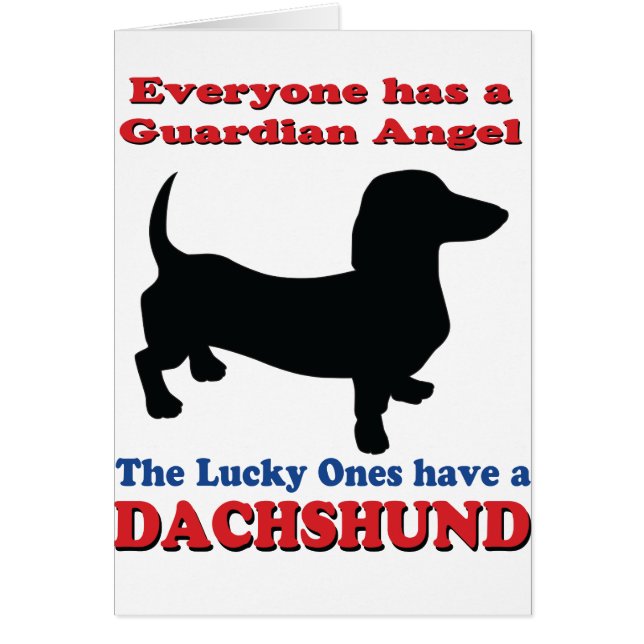 Guardian Angel Dachshund (Front)