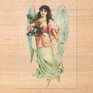 Guardian Angel Divine Watchfulness & Grace Art Acrylic Invitations