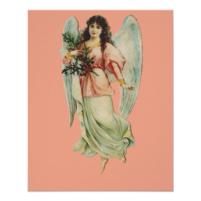 Guardian Angel Divine Watchfulness & Grace Art Poster (Front)