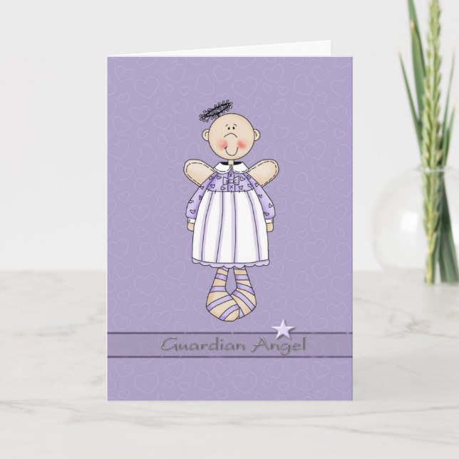 Guardian Angel for Cancer patient Card (Front)