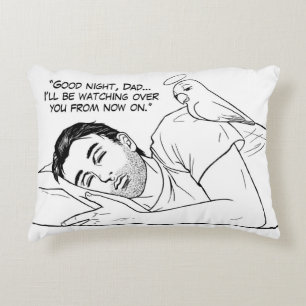 Guardian angel for Dad Decorative Cushion