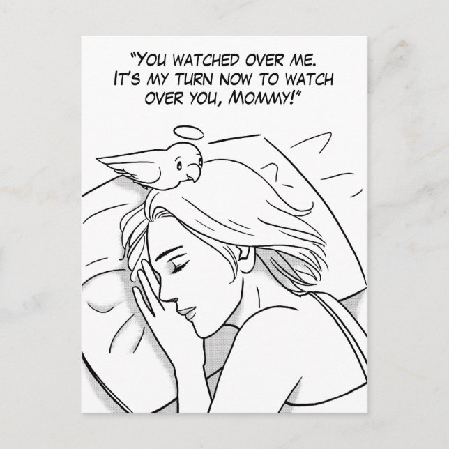 Guardian angel for Mum Postcard (Front)