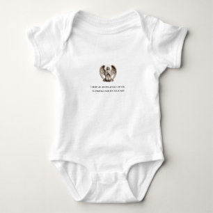 Guardian Angel – "I Send an Angel Ahead of You" Bi Baby Bodysuit