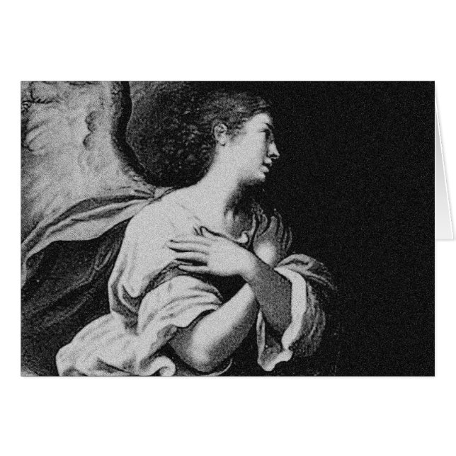 Guardian Angel in Black and White (Front Horizontal)