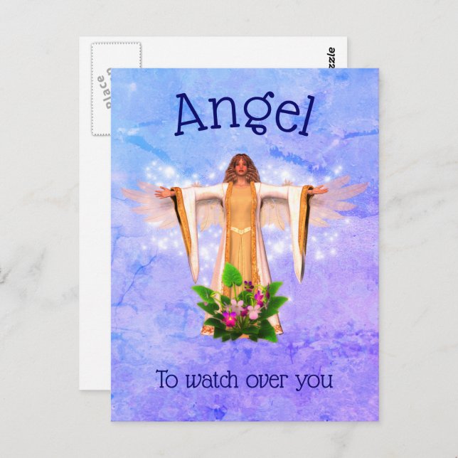 Guardian Angel Inspirational Postcard (Front/Back)