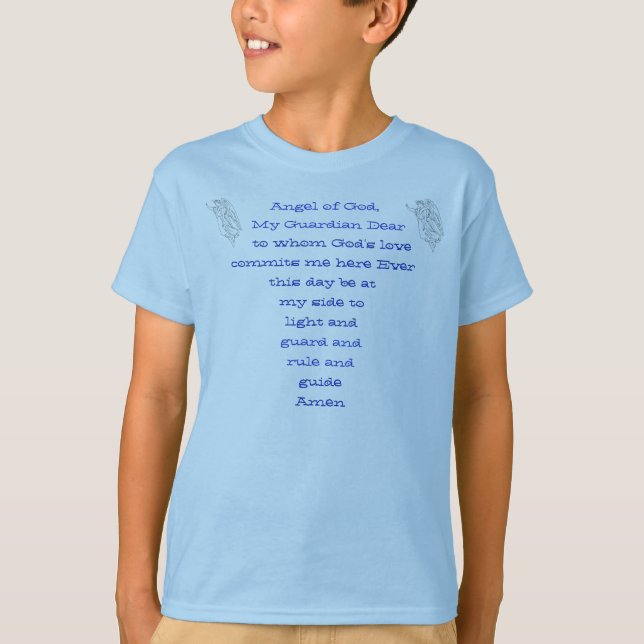 Guardian Angel kids  shirt (Front)