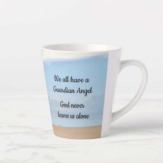 Guardian Angel Latte Mug (Right)