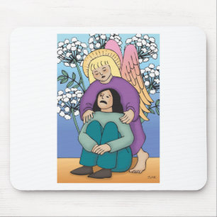 Guardian Angel Mouse Pad