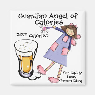 Guardian Angel of Calories by SRF Magnet