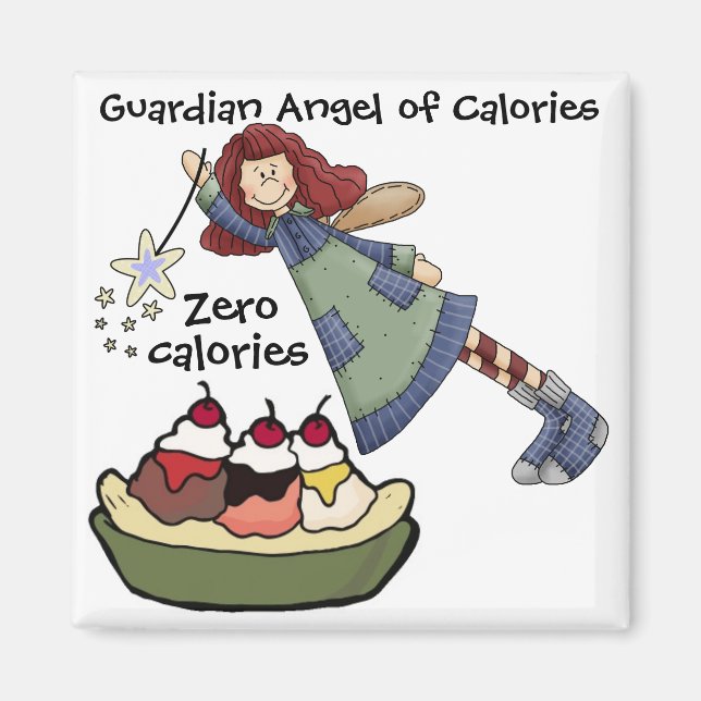 Guardian Angel of Calories by SRF Magnet (Front)