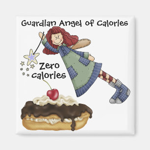 Guardian Angel of Calories by SRF Magnet