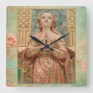 Guardian Angel painting clock