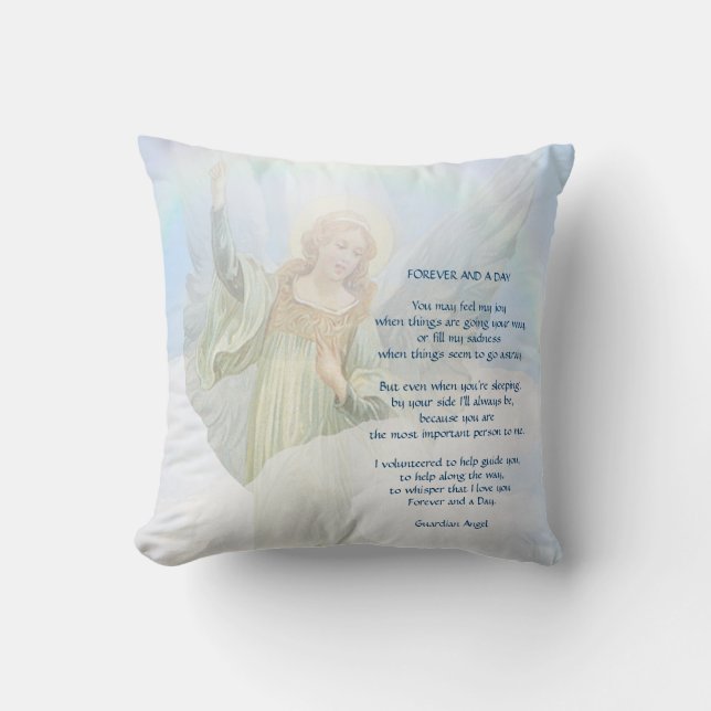 Guardian Angel Poem Cushion (Front)