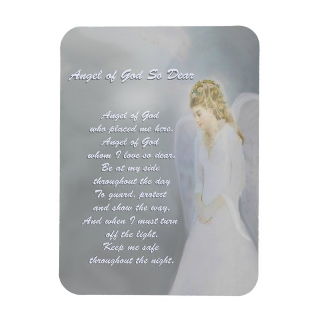 Guardian Angel Poem Magnet (Vertical)