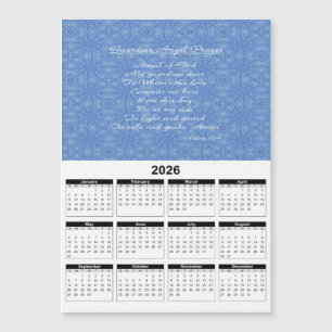 Guardian Angel Prayer Blue 2026 Calendar