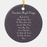 Guardian Angel Prayer Charcoal
