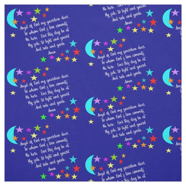 Guardian Angel Prayer Fabric (Swatch)