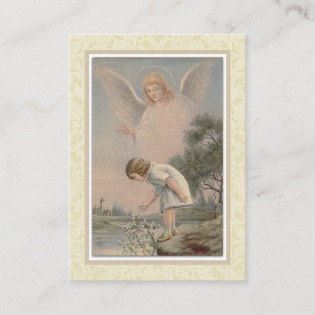 Guardian Angel Prayer Holy Card (Front)