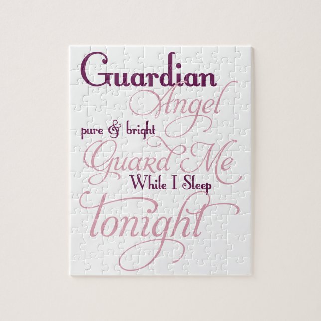 Guardian Angel Prayer Jigsaw Puzzle (Vertical)