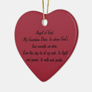 GUARDIAN ANGEL PRAYER ORNAMENT