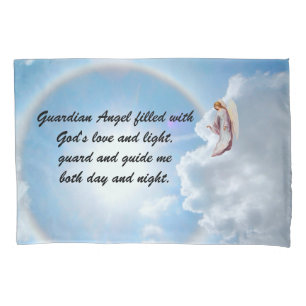 Guardian Angel Prayer Pillowcase