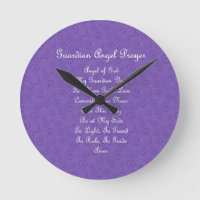 Guardian Angel Prayer Purple