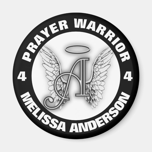 Guardian Angel Prayer Warrior Magnet (Front)