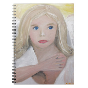 Guardian angel spiral notebook