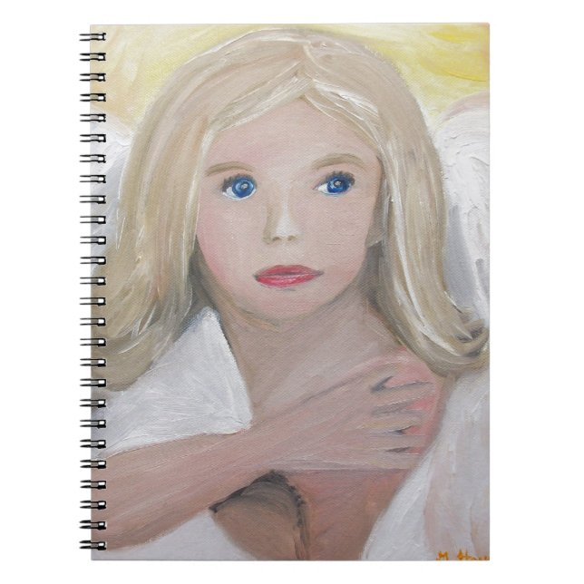 Guardian angel spiral notebook (Front)