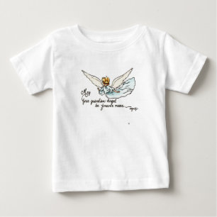 Guardian Angel Watercolor Gracefully Near Baby T-Shirt