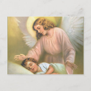 Guardian Angel with Child Postcard
